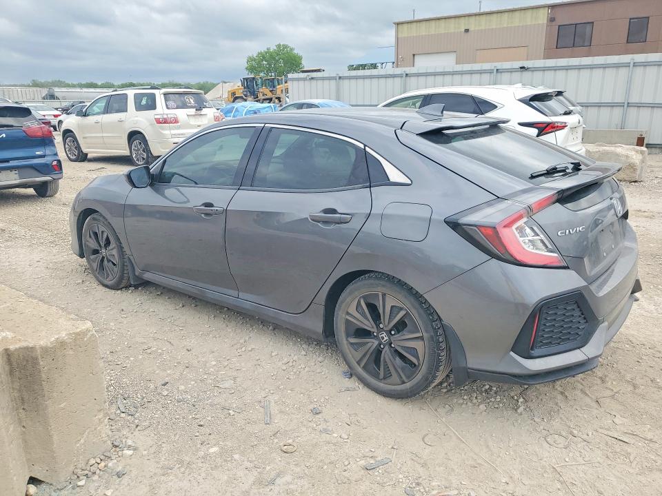 2017 Honda Civic VIN SHHFK7H57HU211964 COPART salvage auction — HAIL, KS - CERT OF TITLE-SALVAGE, sold $7,400 on 2026-07-02 (photo 2)