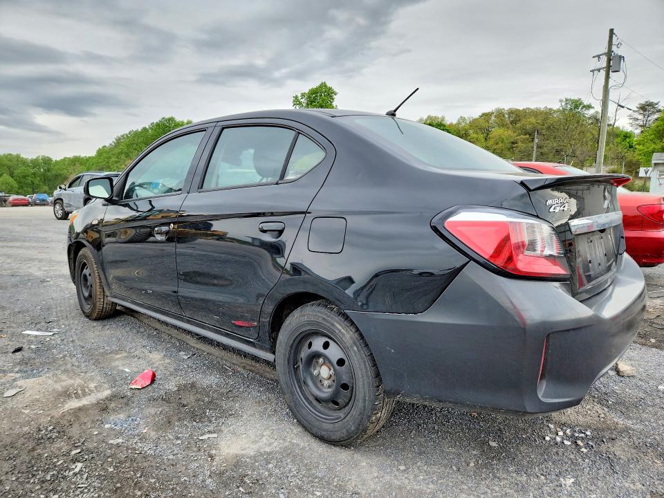 2021 Mitsubishi Mirage VIN ML32FUFJXMHF01473 COPART salvage auction — FRONT END, Pa - Certificate Of Salvage, sold $2,050 on 2026-07-09 (photo 2)