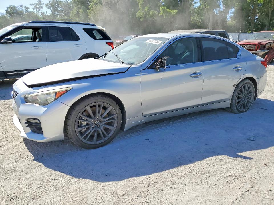 2016 Infiniti Q50 VIN JN1FV7AR0GM451226 COPART salvage auction — MECHANICAL, Fl - Certificate Of Title, sold $3,350 on 2026-07-07 (photo 1)