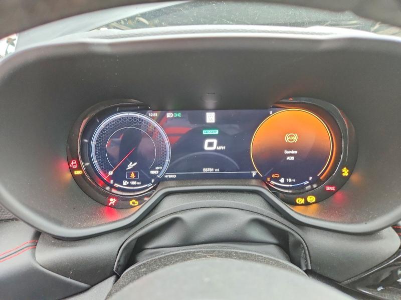 2024 Dodge Hornet VIN ZACPDFCW1R3A33321 COPART salvage auction — FRONT END, In - Cert Of Title-Salvage Title, sold $3,650 on 2026-08-03 (photo 9)