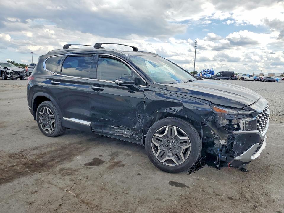 2021 Hyundai Santa fe VIN KM8S5DA10MU009185 COPART salvage auction — SIDE, Fl - Certificate Of Destruction, sold $8,600 on 2026-07-13 (photo 4)