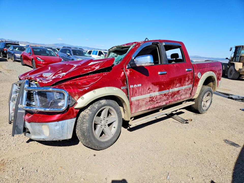 2009 Dodge Ram VIN 1D3HV13T09J519225 COPART salvage auction — ROLLOVER, Mt - Certificate Of Title, sold $1,850 on 2026-08-04 (photo 1)