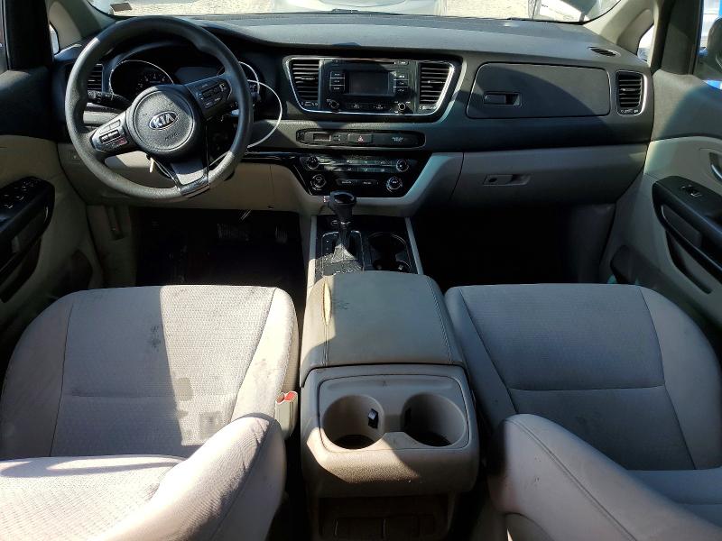2016 Kia SEDONA VIN KNDMB5C15G6157236 COPART salvage auction — MINOR DENT/SCRATCHES, Fl - Certificate Of Title, sold $925 on 2026-07-17 (photo 8)