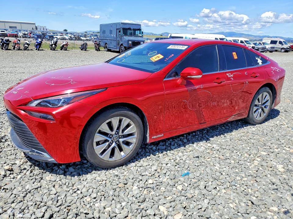 2022 Toyota Mirai VIN JTDAAAAA3NA004799 COPART salvage auction — VANDALISM, CA, sold $1,550 on 2026-07-20 (photo 1)
