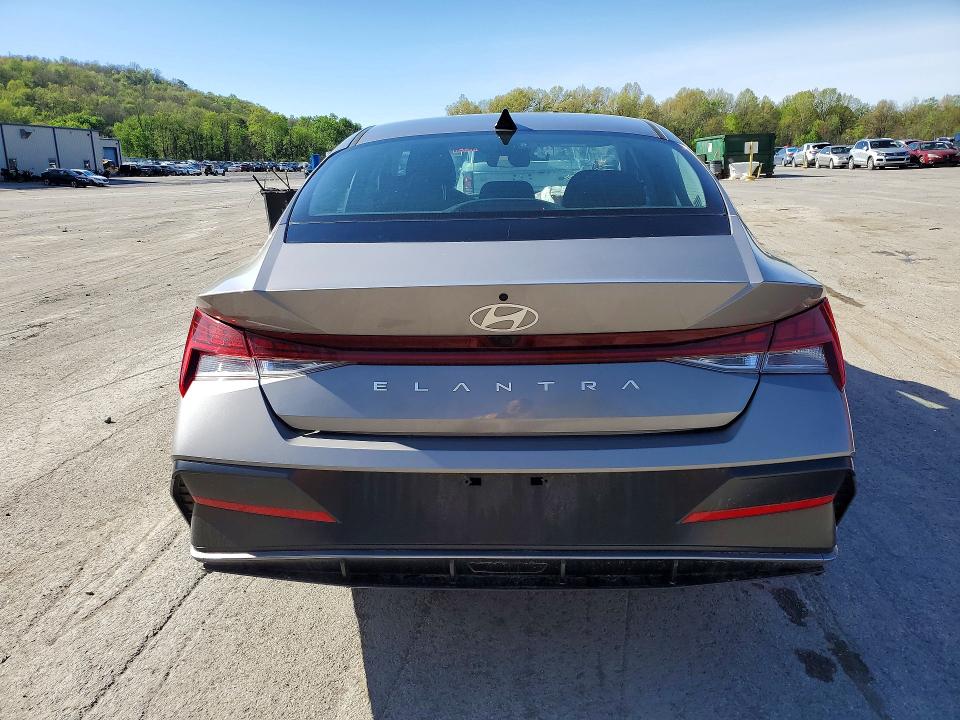2025 Hyundai Elantra VIN KMHLS4DG4SU856169 COPART salvage auction — FRONT END, FL - CERT OF TITLE SLVG REBUILDABLE, sold $5,000 on 2026-07-11 (photo 6)