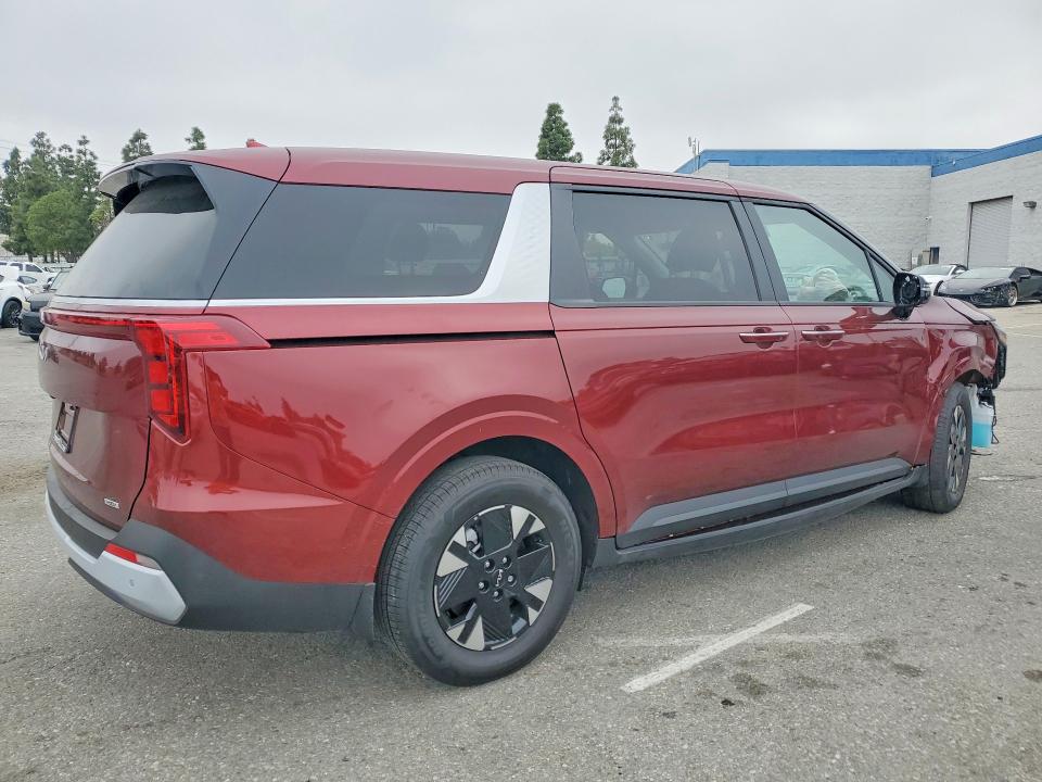 2026 Kia Carnival VIN KNDNB5KA1T6134763 COPART salvage auction — FRONT END, Ca - Salvage Certificate, sold $12,800 on 2026-07-23 (photo 3)