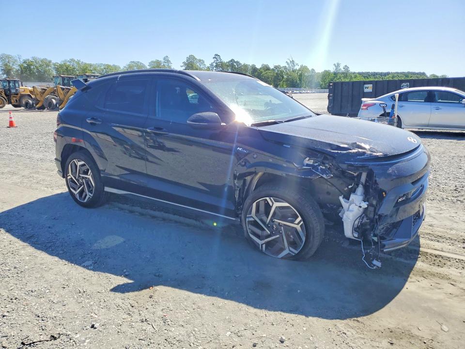 2025 Hyundai Kona VIN KM8HB3A39SU187933 COPART salvage auction — FRONT END, SC - CERT OF TITLE-SALVAGE, sold $7,100 on 2026-07-06 (photo 4)