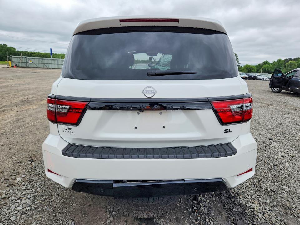 2024 Nissan Armada VIN JN8AY2BB4R9852534 COPART salvage auction — FRONT END, Ar - Cert Of Title-Salvage, sold $10,200 on 2026-07-06 (photo 6)