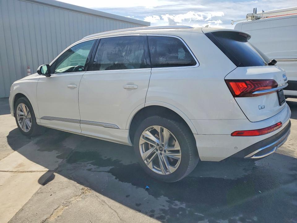 2021 Audi Q7 VIN WA1LJAF72MD041470 COPART salvage auction — SIDE, CA - SALVAGE CERTIFICATE, sold $19,100 on 2026-07-13 (photo 2)