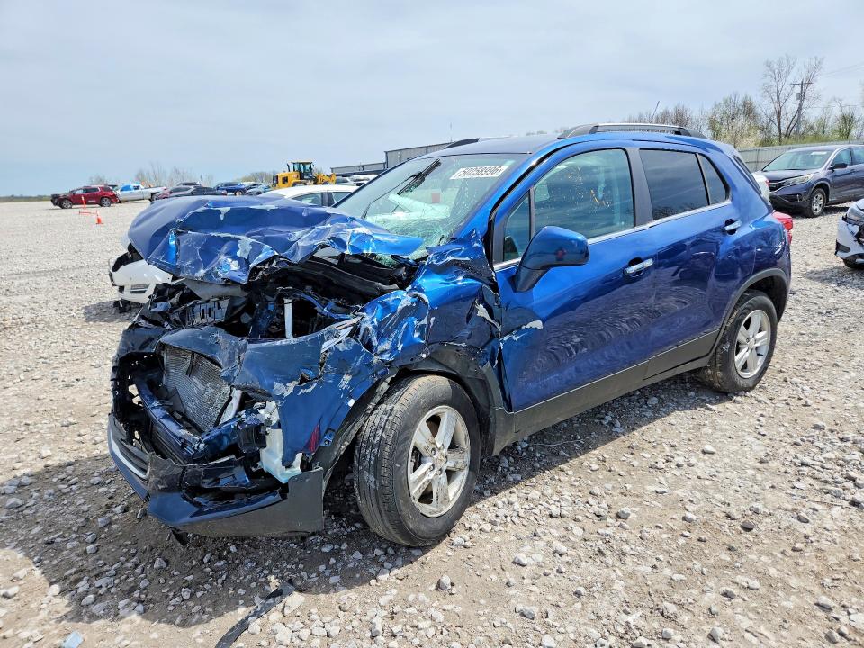 2020 Chevrolet Trax VIN 3GNCJPSB2LL137246 COPART salvage auction — FRONT END, MI - CERTIFICATE OF TITLE, sold $750 on 2026-07-09 (photo 1)