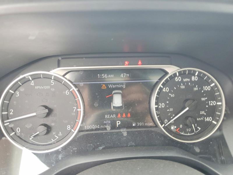 2021 Nissan Rogue VIN JN8AT3BB9MW222281 COPART salvage auction — FRONT END, Mi - Scrap Certificate Of Title, sold $4,900 on 2026-07-22 (photo 9)