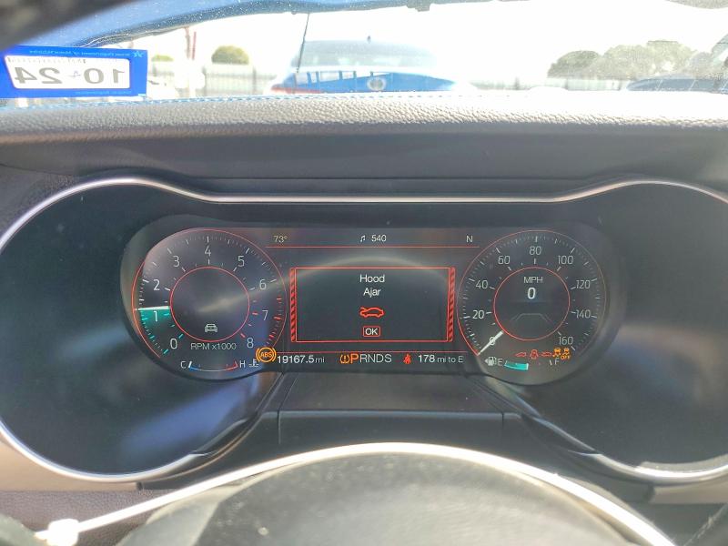 2022 Ford Mustang VIN 1FA6P8TH0N5131497 COPART salvage auction — FRONT END, CA, sold $7,700 on 2026-08-20 (photo 9)