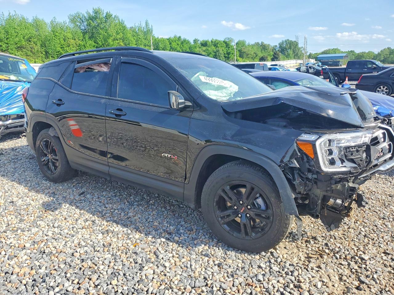 2024 GMC Terrain VIN 3GKALYEG7RL352741 COPART salvage auction — Front End, TN - SALVAGE CERTIFICATE, sold $2,700 on 2026-07-09 (photo 4)