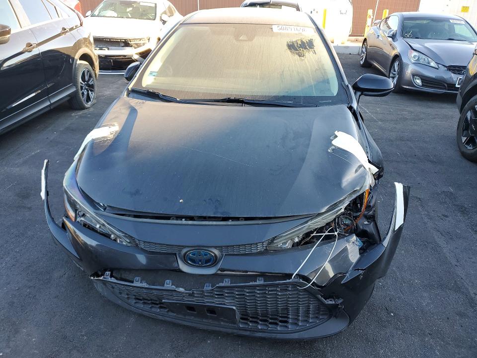 2021 Toyota Corolla VIN JTDEAMDE0MJ024296 COPART salvage auction — FRONT END, Nv - Salvage Title, sold $4,100 on 2026-07-27 (photo 5)