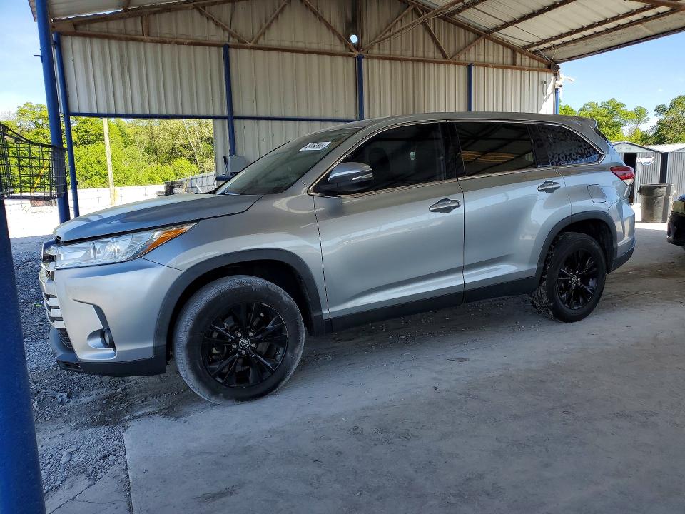2019 Toyota Highlander VIN 5TDZZRFH1KS347643 COPART salvage auction — MINOR DENT/SCRATCHES, Al - Certificate Of Title, sold $12,800 on 2026-07-30 (photo 1)