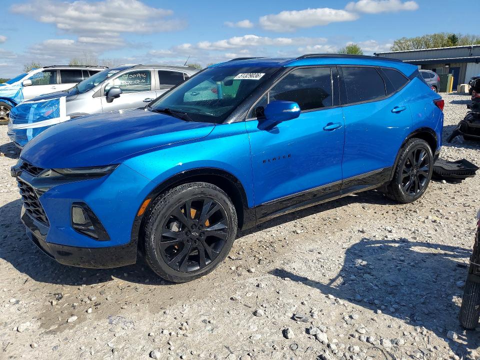 2020 Chevrolet Blazer VIN 3GNKBKRS5LS721969 COPART salvage auction — VANDALISM, Mi - Certificate Of Title, sold $15,500 on 2026-07-30 (photo 1)