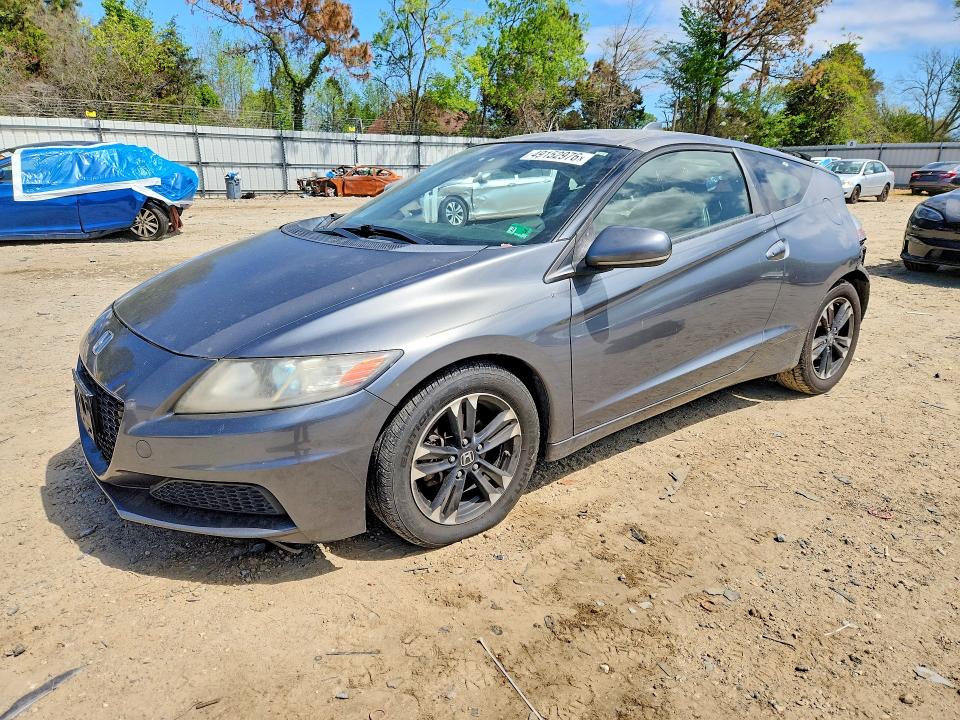 2015 Honda Cr-z VIN JHMZF1D40FS002741 COPART salvage auction — SIDE, Va - Cert Of Title - Salvage, sold $825 on 2026-07-21 (photo 1)