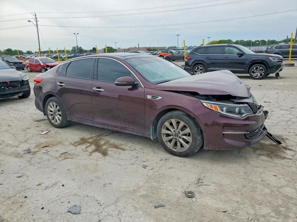 2016 Kia Optima VIN 5XXGU4L39GG101918 COPART salvage auction — FRONT END, In - Cert Of Title-Salvage Title, sold $675 on 2026-07-28 (photo 4)