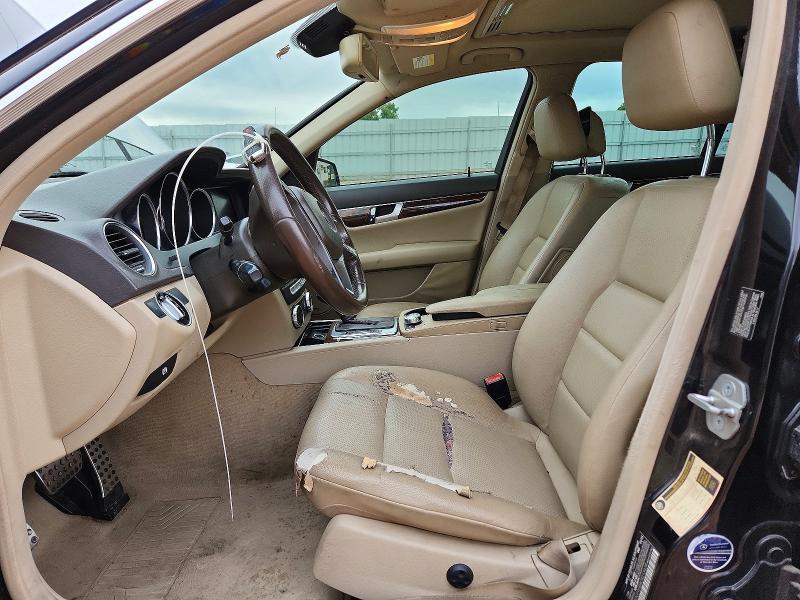 2012 Mercedes-benz C-klasse VIN WDDGF4HB8CR213438 COPART salvage auction — FRONT END, Ok - Cert Of Title-Salvage, sold $325 on 2026-07-02 (photo 7)