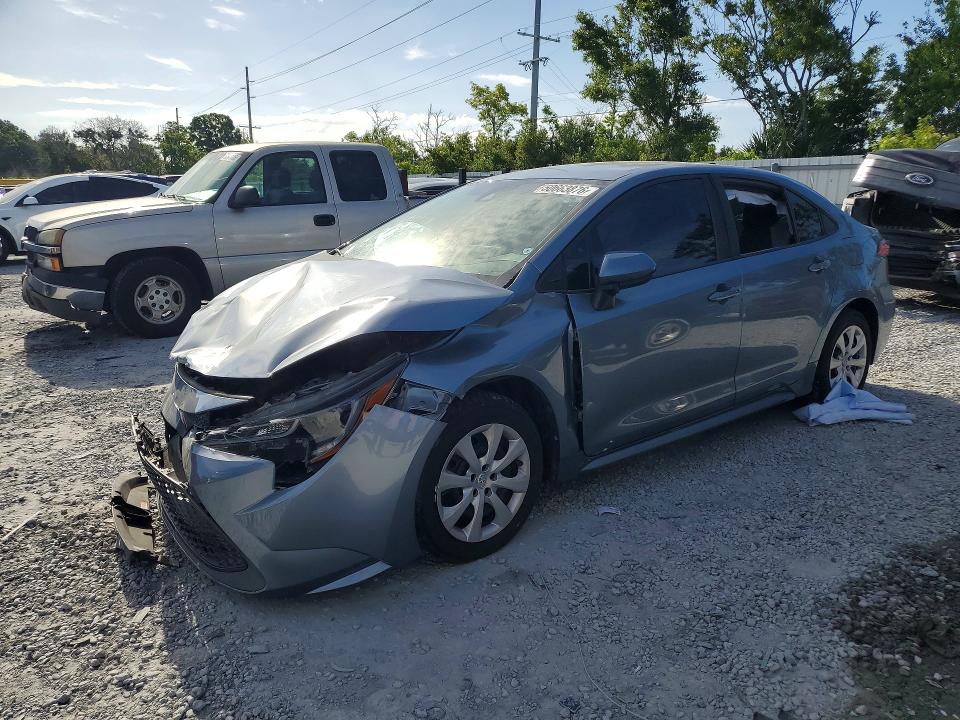 2020 Toyota Corolla VIN 5YFEPRAE3LP025095 COPART salvage auction — FRONT END, Fl - Certificate Of Destruction, sold $2,900 on 2026-07-31 (photo 1)