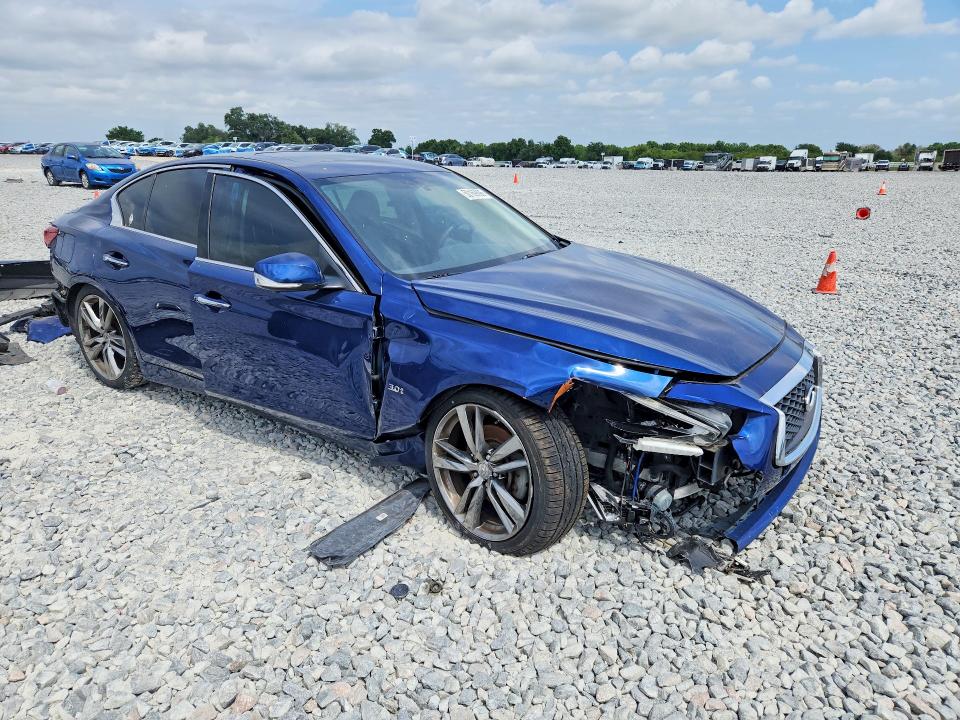 2019 Infiniti Q50 VIN JN1EV7AP6KM541709 COPART salvage auction — REAR END, Fl - Cert Of Title Slvg Rebuildable, sold $4,400 on 2026-07-31 (photo 4)