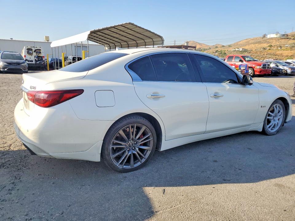 2018 Infiniti Q50 VIN JN1FV7AP8JM461668 COPART salvage auction — UNDERCARRIAGE, Ca - Salvage Certificate, sold $8,100 on 2026-07-02 (photo 3)