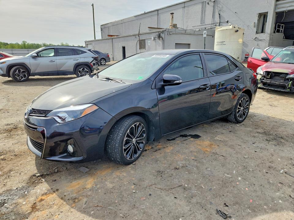 2016 Toyota Corolla VIN 5YFBURHE3GP524857 COPART salvage auction — FRONT END, Va - Cert Of Title - Salvage, sold $3,200 on 2026-07-08 (photo 1)