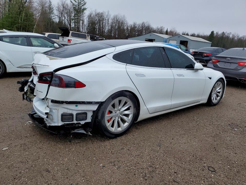 2019 Tesla Model s VIN 5YJSA1E49KF334975 COPART salvage auction — REAR END, On - Permit Salvage, sold $9,600 on 2026-07-14 (photo 3)