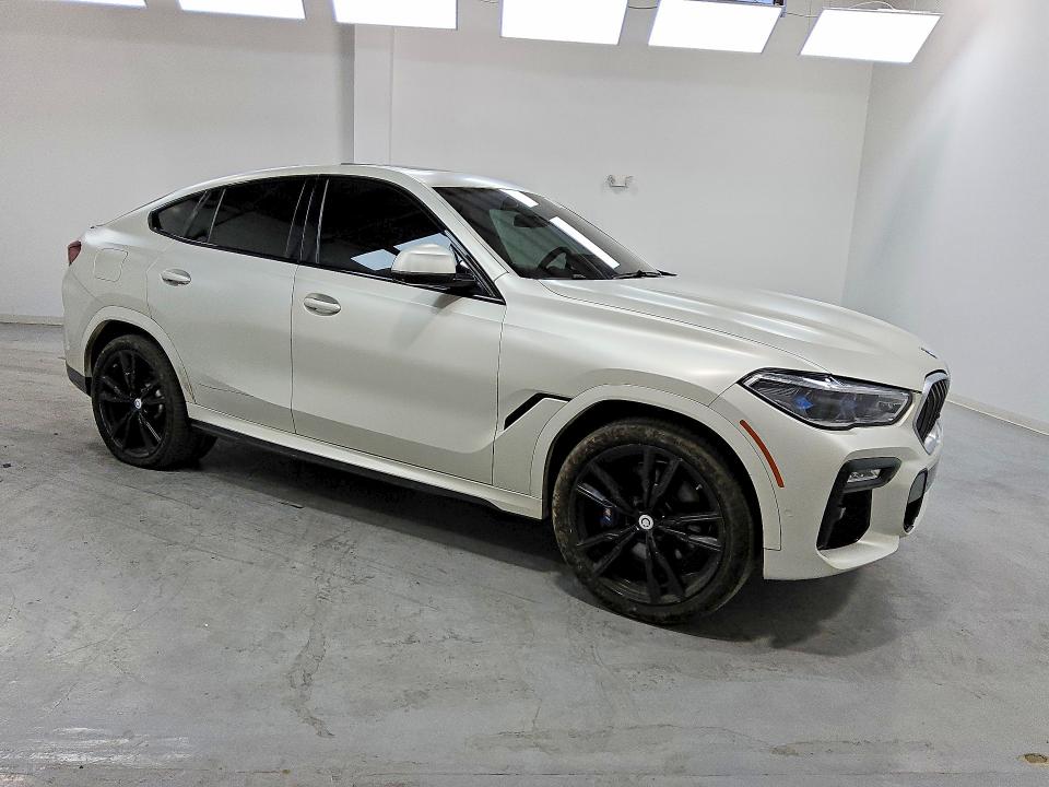 2021 BMW X6 VIN 5UXCY8C04M9E21187 COPART salvage auction — NORMAL WEAR, In - Certificate Of Title, sold $23,250 on 2026-07-09 (photo 4)