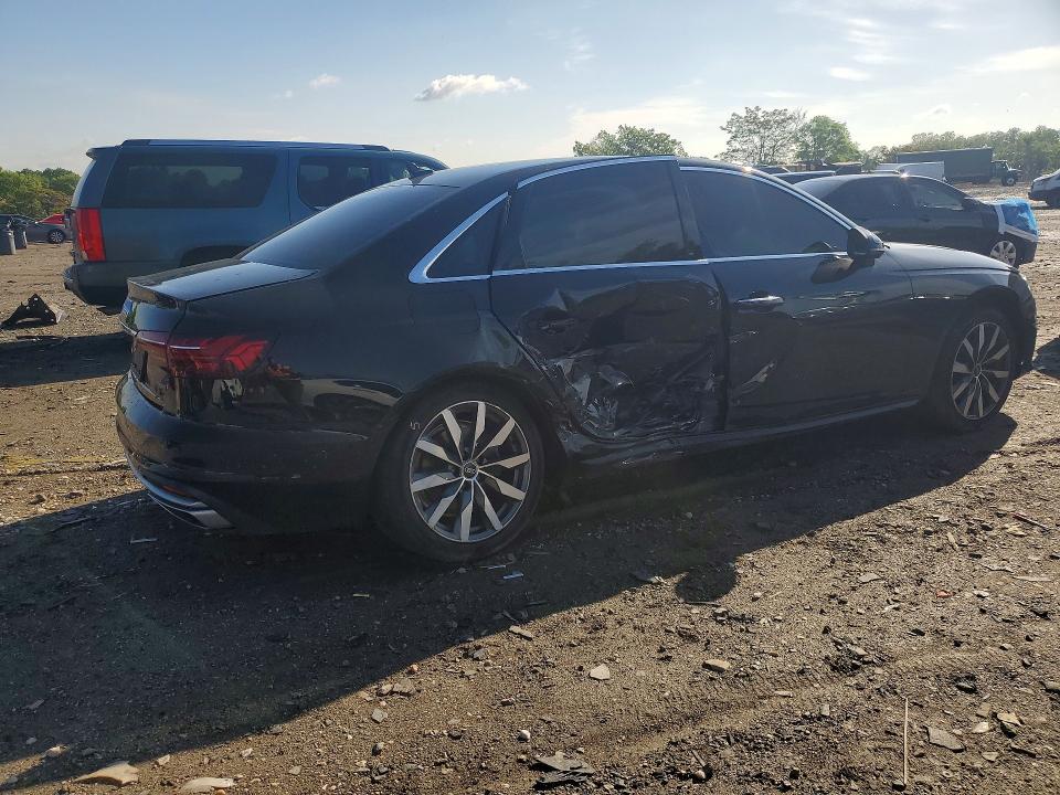 2021 Audi A4 VIN WAUBBAF44MA058712 COPART salvage auction — SIDE, Md - Cert Of Salvage > 75% Damage, sold $1,000 on 2026-07-30 (photo 3)
