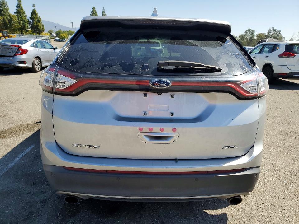 2017 Ford Edge VIN 2FMPK3J92HBC27509 COPART salvage auction — SIDE, CA - SALVAGE CERTIFICATE, sold $2,000 on 2026-07-02 (photo 6)