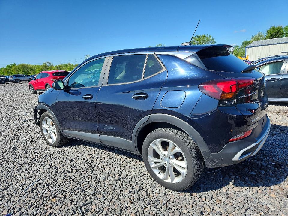 2021 Buick Encore VIN KL4MMBS28MB079776 COPART salvage auction — MINOR DENT/SCRATCHES, Il - Salvage Certificate, sold $2,600 on 2026-07-13 (photo 2)
