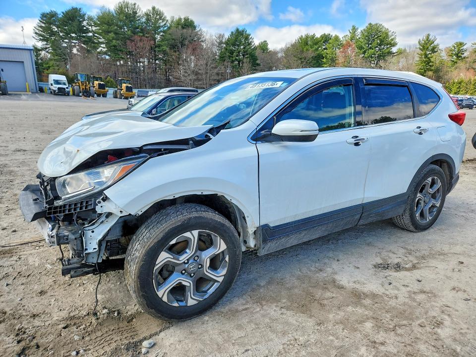 2019 Honda Cr-v VIN JHLRW2H54KX015020 COPART salvage auction — FRONT END, MA, sold $4,800 on 2026-07-30 (photo 1)