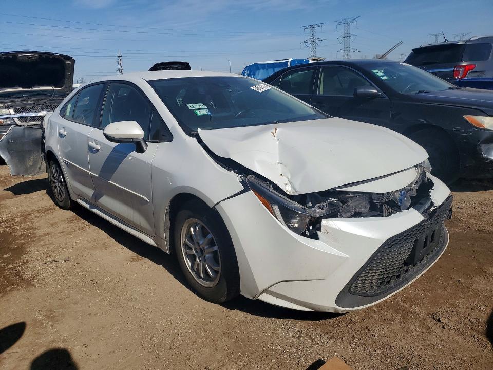 2022 Toyota Corolla VIN JTDEAMDEXN3013876 COPART salvage auction — FRONT END, Il - Salvage Certificate, sold $4,450 on 2026-07-23 (photo 4)