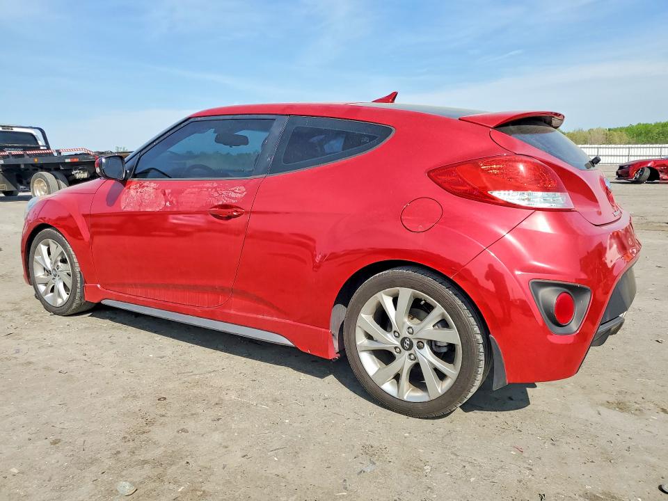 2015 Hyundai Veloster VIN KMHTC6AE5FU221771 COPART salvage auction — MINOR DENT/SCRATCHES, In - Certificate Of Title, sold $3,400 on 2026-07-08 (photo 2)