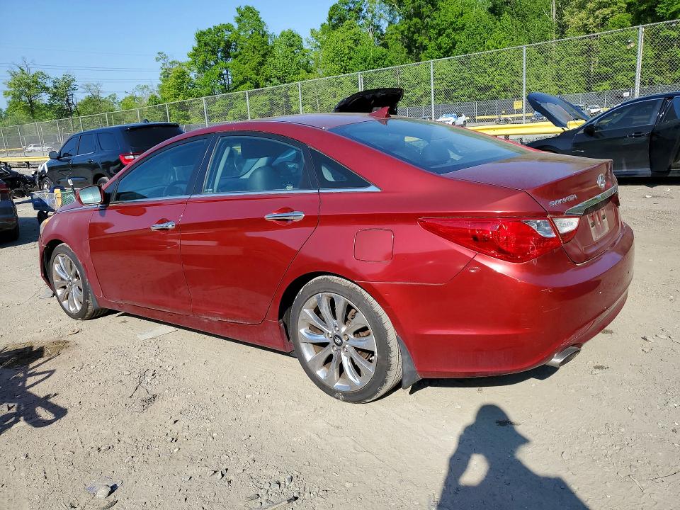 2012 Hyundai Sonata VIN 5NPEC4AC9CH384672 COPART salvage auction — FRONT END, Md - Cert Of Salvage < 75% Damage, sold $650 on 2026-07-24 (photo 2)