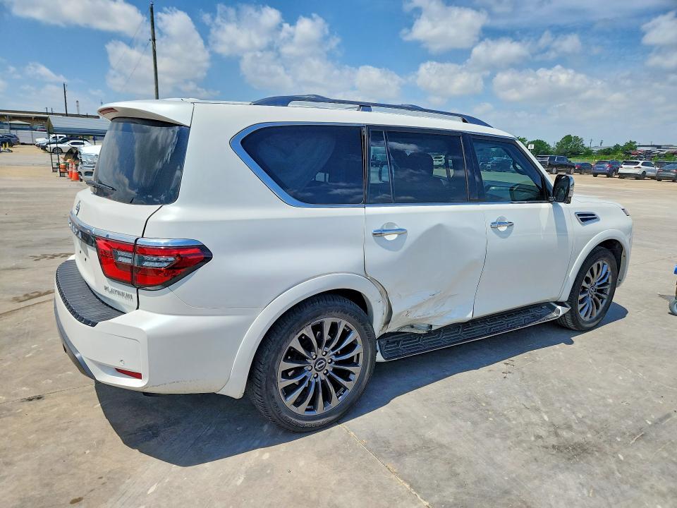 2024 Nissan Armada VIN JN8AY2DAXR9418154 COPART salvage auction — SIDE, Tx - Salvage Vehicle Title, sold $20,300 on 2026-07-30 (photo 3)
