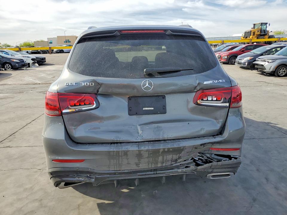 2021 Mercedes-benz Glc VIN W1N0G8DB8MF868569 COPART salvage auction — REAR END, Ut - Salvage Certificate, sold $13,700 on 2026-07-09 (photo 6)