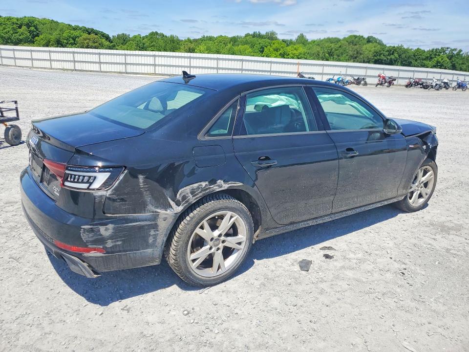 2018 Audi A4 VIN WAUKMAF4XJA076640 COPART salvage auction — FRONT END, Nc - Salvage Certificate Of Title, sold $175 on 2026-07-29 (photo 3)