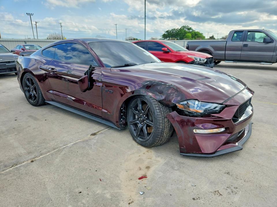 2018 Ford Mustang VIN 1FA6P8CF9J5183610 COPART salvage auction — FRONT END, Salvage Title, sold $10,200 on 2026-07-09 (photo 4)