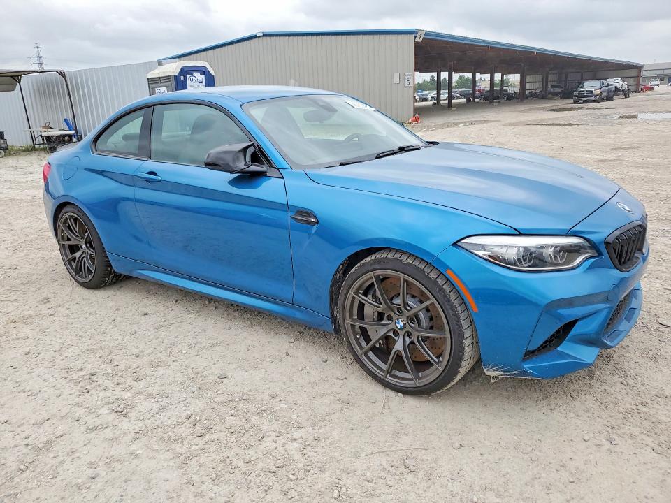 2020 BMW M2 VIN WBS2U7C06L7E15865 COPART salvage auction — UNDERCARRIAGE, Tx - Salvage Vehicle Title, sold $23,100 on 2026-07-10 (photo 4)