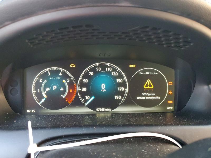 2016 Jaguar Xj VIN SAJWA1C74G8W01849 COPART salvage auction — MINOR DENT/SCRATCHES, Fl - Certificate Of Title, sold $975 on 2026-07-31 (photo 9)