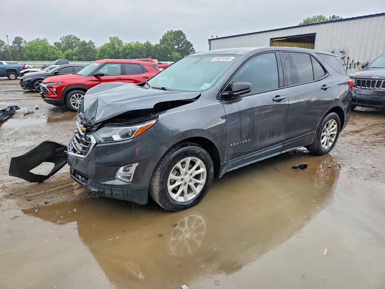 2018 Chevrolet Equinox VIN 3GNAXHEV7JS506168 COPART salvage auction — Front End, LA - CERT OF TITLE-SALVAGE, sold $2,100 on 2026-07-09 (photo 1)