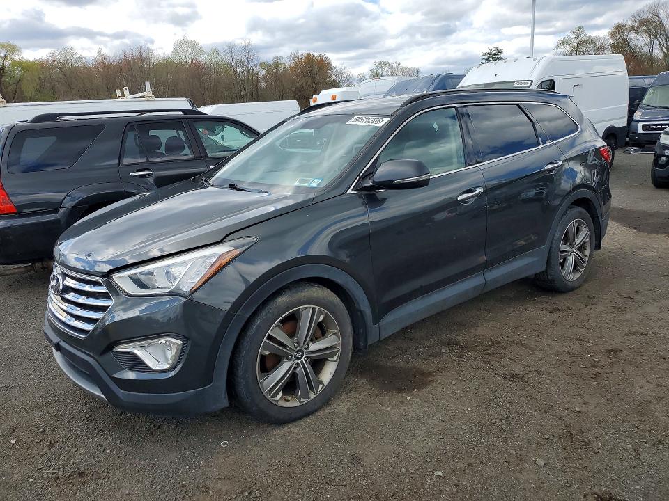 2013 Hyundai Santa fe VIN KM8SRDHF9DU004749 COPART salvage auction — SIDE, Ny - Certificate Of Title, sold $4,500 on 2026-07-30 (photo 1)