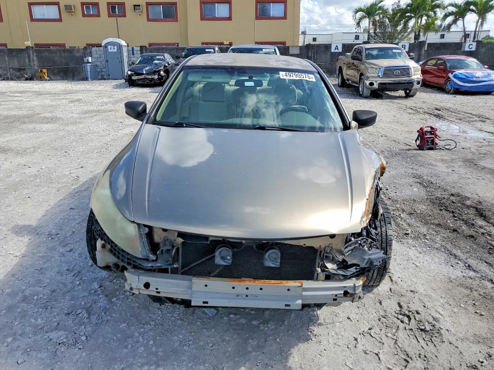 2008 Honda Accord VIN 1HGCP26308A124685 COPART salvage auction — FRONT END, FL - CERT OF TITLE SLVG REBUILDABLE, sold $400 on 2026-07-02 (photo 5)