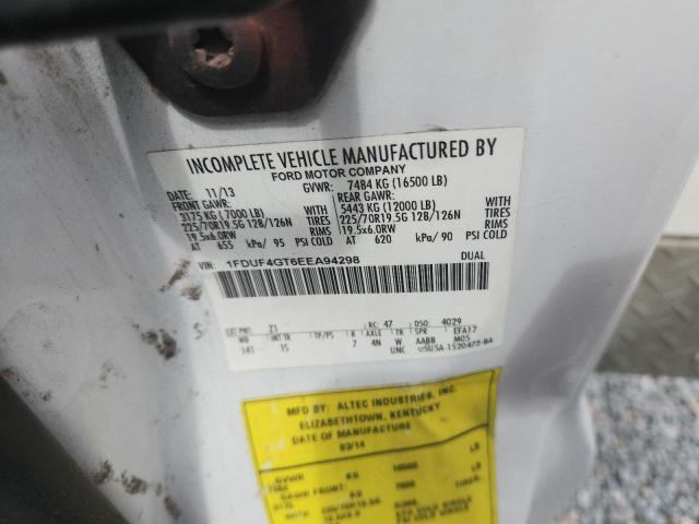 2014 Ford F450 VIN 1FDUF4GT6EEA94298 COPART salvage auction — MINOR DENT/SCRATCHES, Salvage Title, sold $7,100 on 2026-08-18 (photo 9)