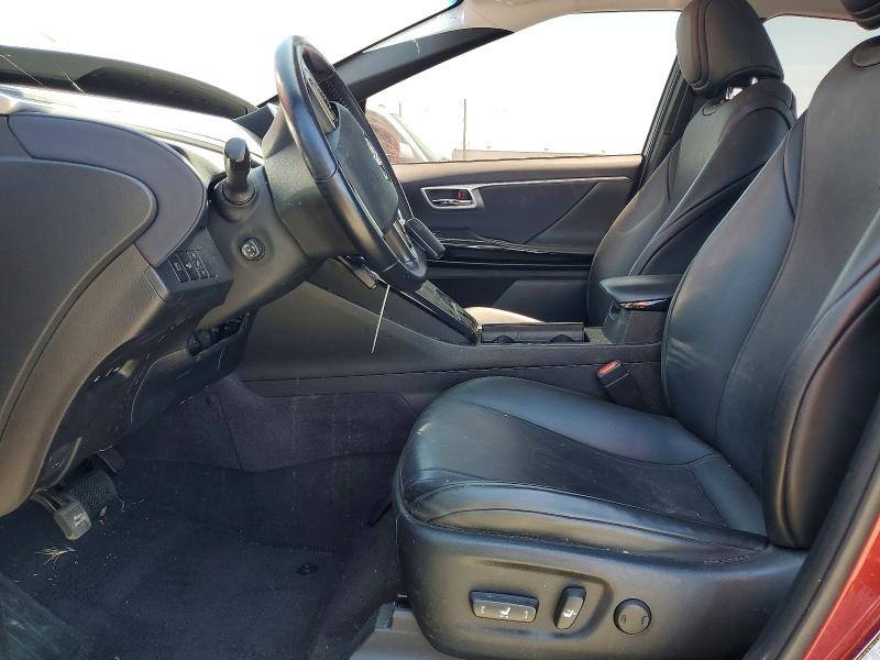 2019 Toyota Mirai VIN JTDBVRBD5KA005688 COPART salvage auction — VANDALISM, Ca - Dis/Dlr/Exp Only Clean Title, sold $950 on 2026-07-30 (photo 7)