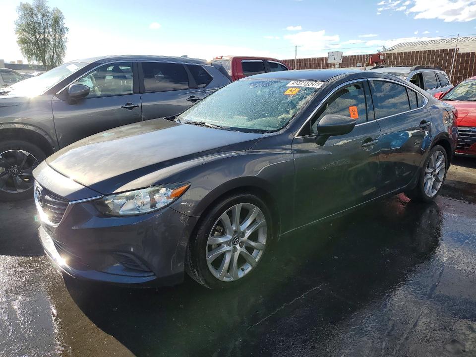 2016 Mazda 6 VIN JM1GJ1V5XG1438728 COPART salvage auction — REAR END, NV - CERTIFICATE OF TITLE, sold $2,900 on 2026-07-07 (photo 1)