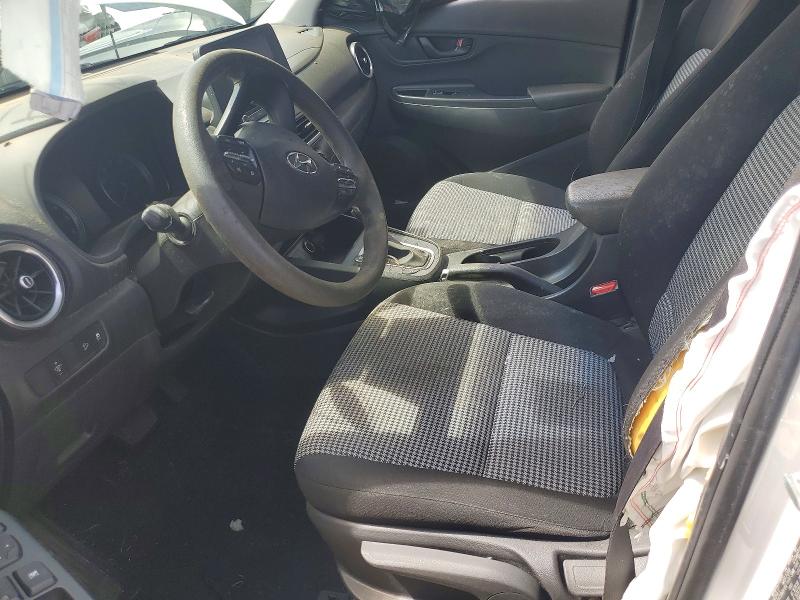 2022 Hyundai Kona VIN KM8K22AB4NU893316 COPART salvage auction — FRONT END, Hi - Certificate Of Salvage, sold $100 on 2026-07-27 (photo 7)