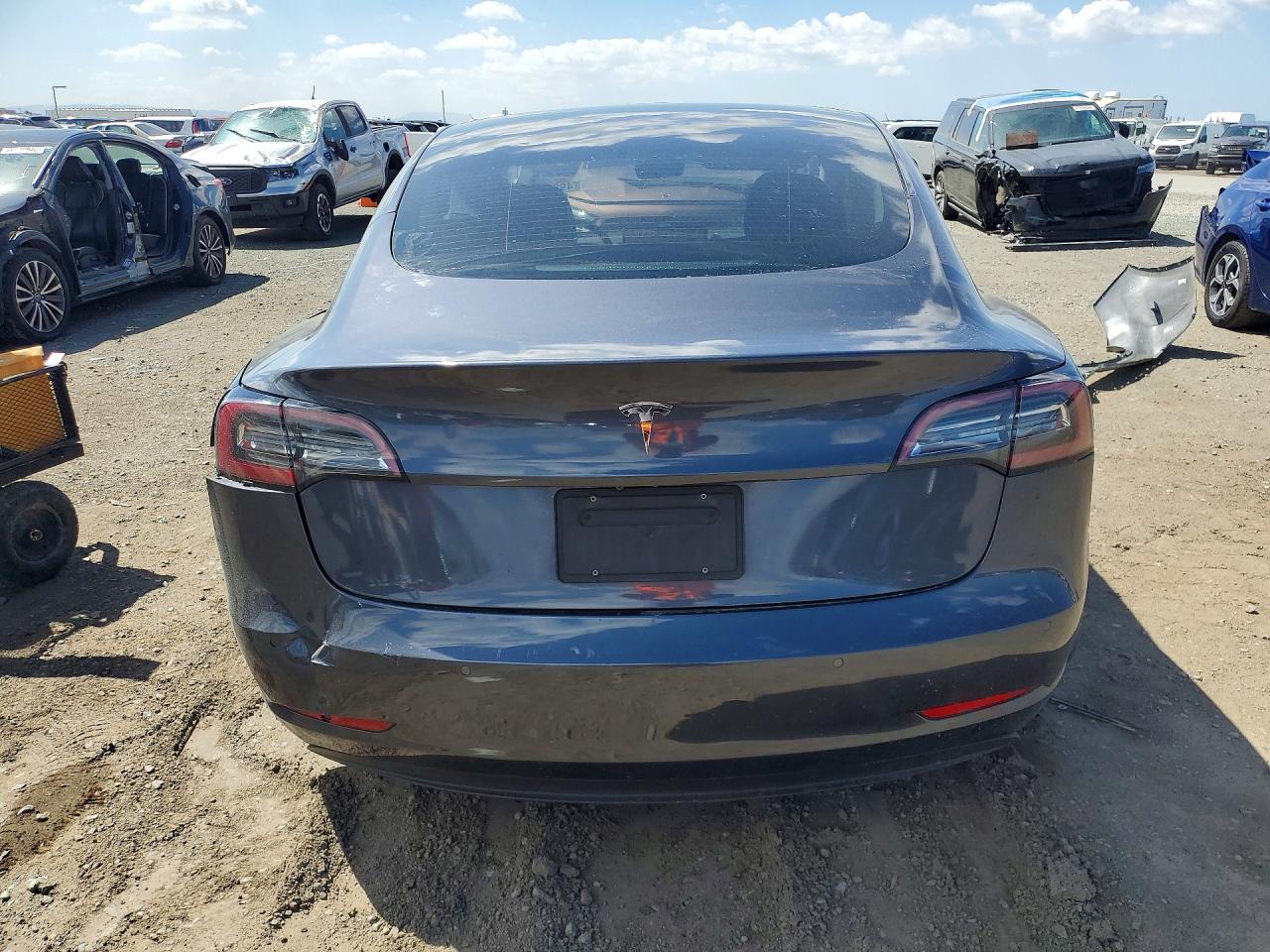 2021 Tesla Model 3 VIN 5YJ3E1EA4MF867513 COPART salvage auction — Front End, CA - SALVAGE CERTIFICATE, sold $3,150 on 2026-07-10 (photo 6)